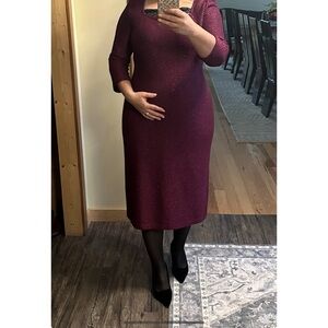 STJohn knitted midi dress